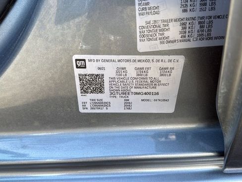 Used 2021 GMC Sierra 1500 AT4 AWD/4WD image 12