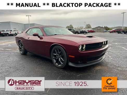 Certified 2022 Dodge Challenger R/T w/ Blacktop Package RWD image 1