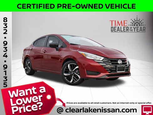 Certified 2025 Nissan Versa SR w/ Trunk Package image 1