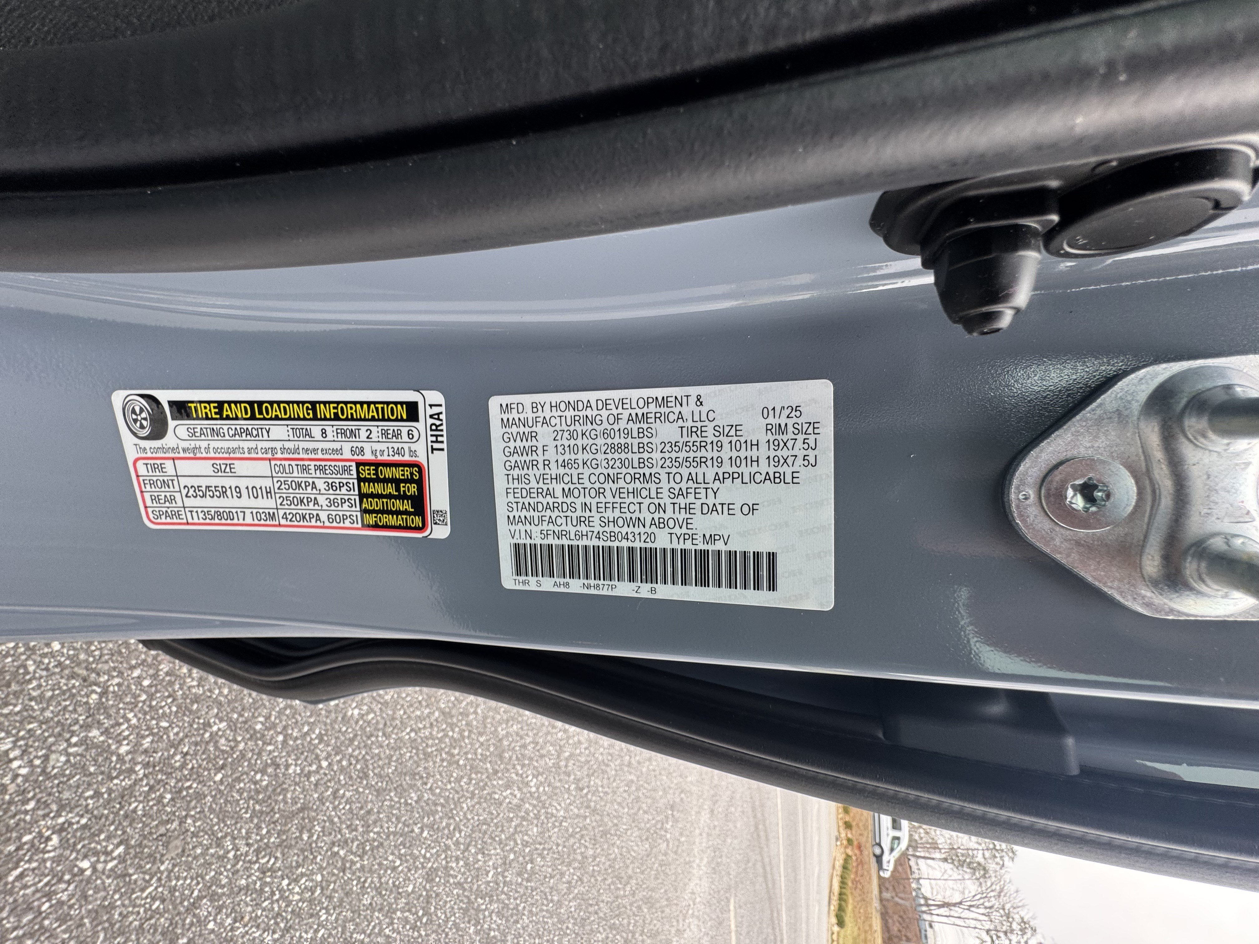 New 2027 Honda Odyssey Sport-L image 15