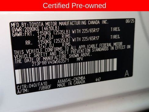 Certified 2025 Toyota RAV4 XLE AWD/4WD image 30