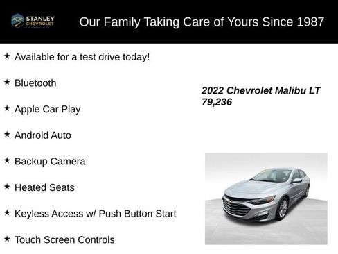 Used 2022 Chevrolet Malibu LT FWD image 9