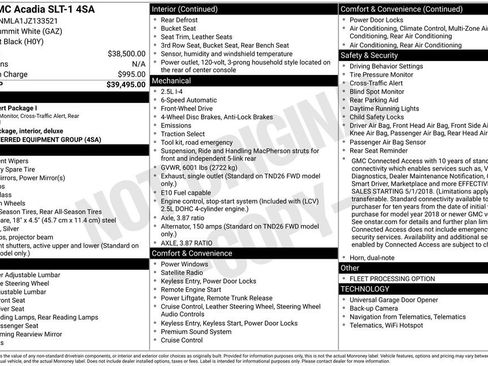 Used 2018 GMC Acadia SLT image 14