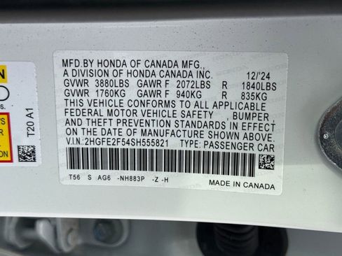 Certified 2025 Honda Civic Sport image 29