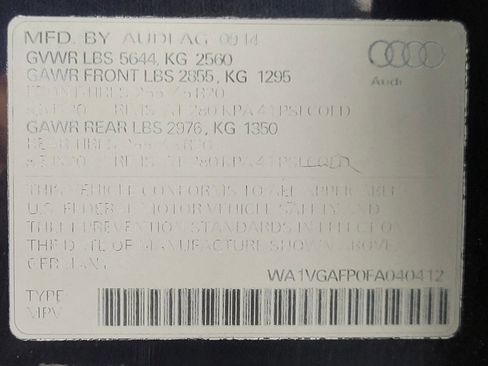 Used 2015 Audi SQ5 Prestige w/ Prestige Package AWD/4WD image 27