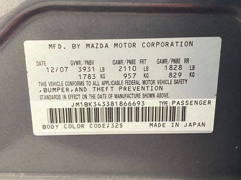 Used 2008 MAZDA MAZDA3 s Sport image 21