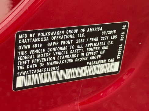 Used 2015 Volkswagen Passat 1.8T Limited Edition image 30