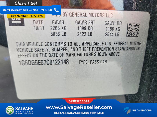Used 2012 Cadillac CTS Luxury AWD/4WD image 16