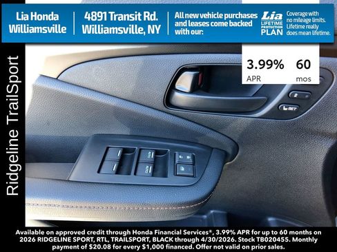 New 2026 Honda Ridgeline TrailSport image 14