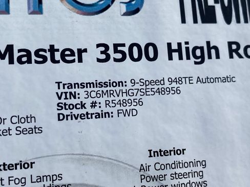 Used 2025 RAM ProMaster 3500 w/ Convenience Group FWD image 35