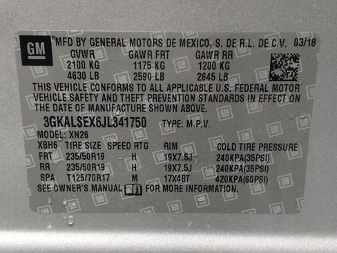 Used 2018 GMC Terrain Denali w/ Advanced Safety Package FWD image 33