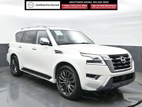 Certified 2024 Nissan Armada Platinum w/ Captain's Chairs Package image 8