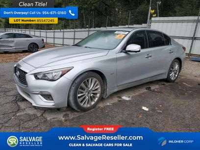 Used 2018 INFINITI Q50 Luxe w/ Essential Package (3.0T Luxe)