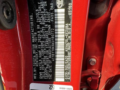 Used 2019 Toyota Camry SE image 37