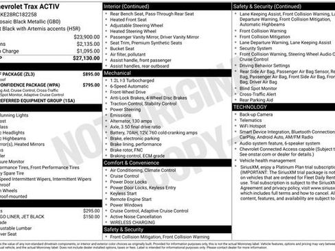 Certified 2024 Chevrolet Trax ACTIV w/ Sunroof Package FWD image 3