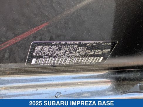Certified 2025 Subaru Impreza 2.0i image 36