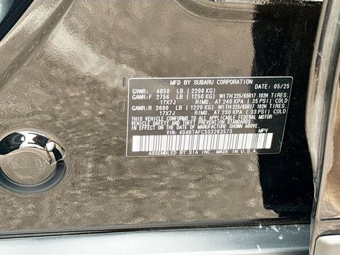 Certified 2025 Subaru Outback Premium w/ Popular Package #1A image 44