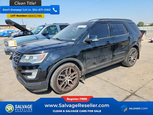 Used 2017 Ford Explorer Sport w/ Equipment Group 401A AWD/4WD image 1