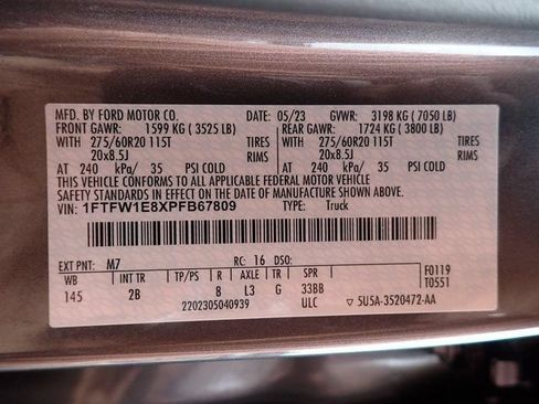 Certified 2023 Ford F150 Lariat w/ Equipment Group 502A High AWD/4WD image 24