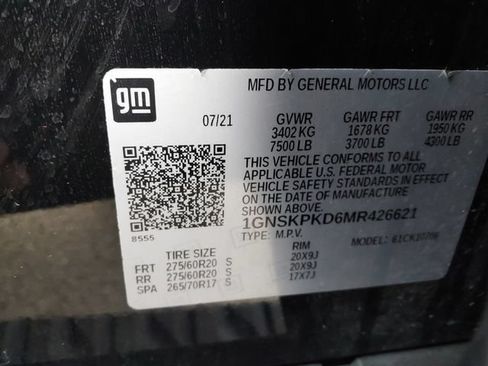 Used 2021 Chevrolet Tahoe Z71 AWD/4WD image 25