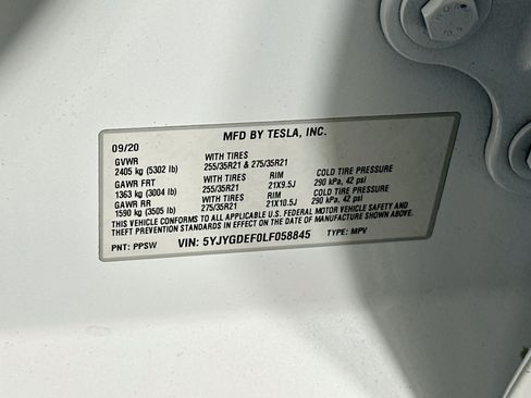 Used 2020 Tesla Model Y Performance AWD/4WD image 12