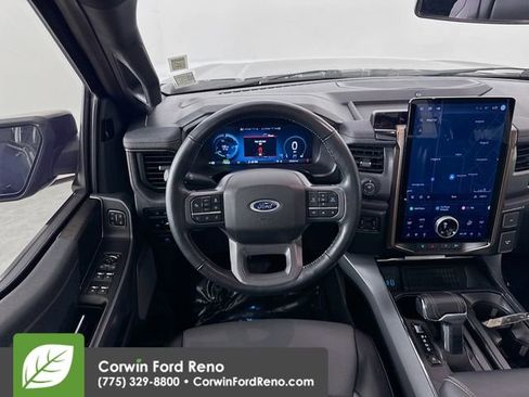 Certified 2023 Ford F150 Lightning Lariat w/ Equipment Group 511A High image 24