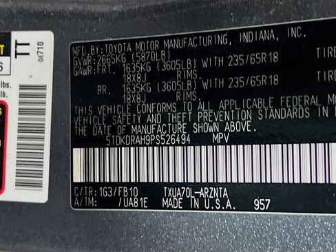 Certified 2023 Toyota Highlander LE FWD image 29