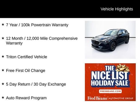 Used 2022 MAZDA CX-5 AWD 2.5 S w/ Premium Plus Pkg image 3