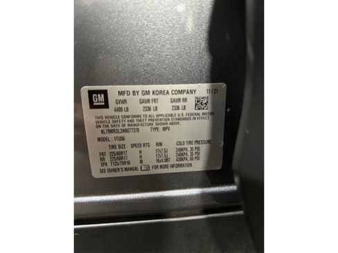 Certified 2022 Chevrolet TrailBlazer LT w/ Driver Confidence Package image 22