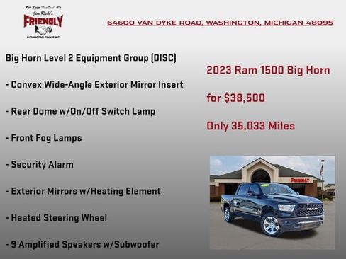 Used 2023 RAM 1500 Big Horn AWD/4WD image 20