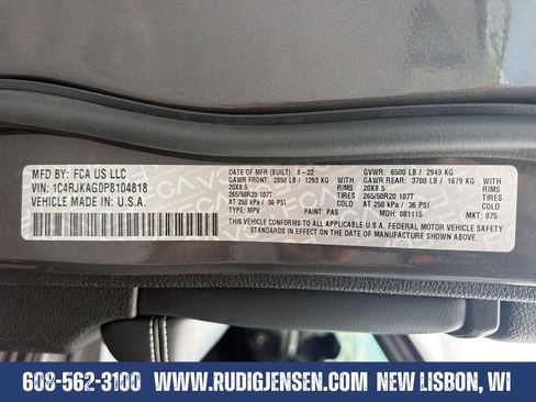 Used 2023 Jeep Grand Cherokee L Laredo AWD/4WD image 28