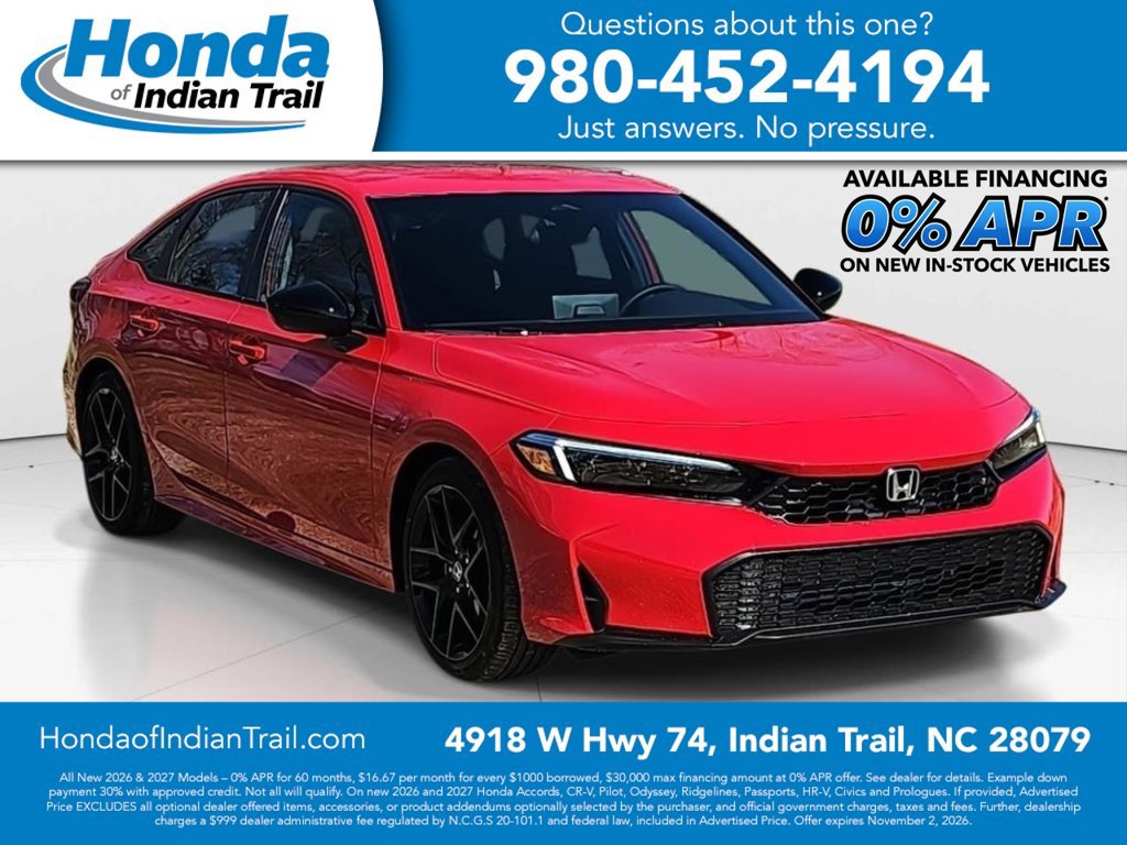 New 2026 Honda Civic Sport 360° Tour