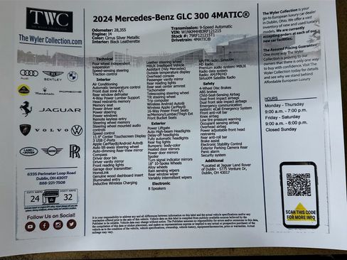 Used 2024 Mercedes-Benz GLC 300 4MATIC image 46
