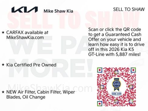 Certified 2026 Kia K5 GT-Line FWD image 13