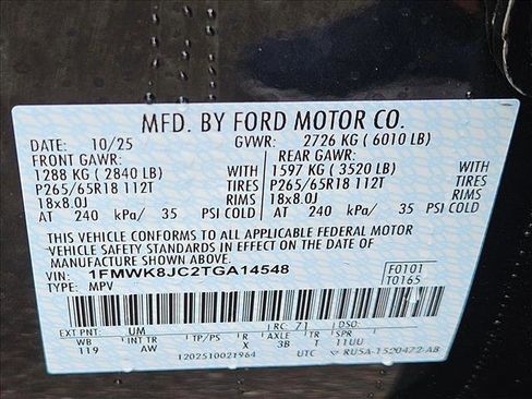 New 2026 Ford Explorer Tremor w/ Tremor Ultimate Package AWD/4WD image 18