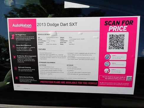 Used 2013 Dodge Dart SXT w/ SXT Special Edition Group FWD image 8