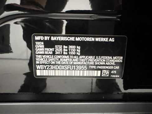 Used 2025 BMW i4 eDrive40 w/ Parking Assistance Package RWD image 25