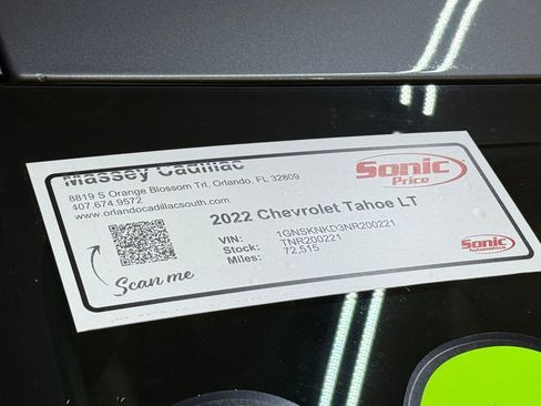 Used 2022 Chevrolet Tahoe LT w/ LT Signature Package image 21