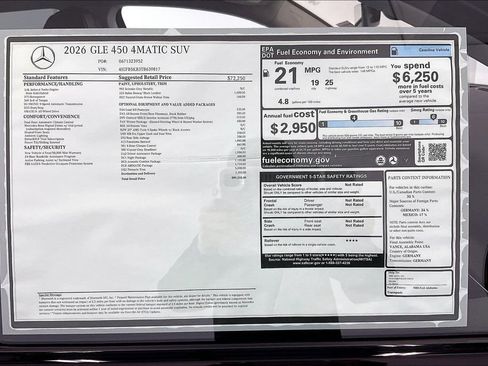 New 2026 Mercedes-Benz GLE 450 4MATIC image 19