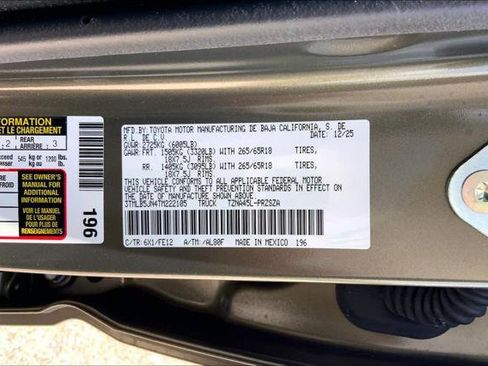 Certified 2026 Toyota Tacoma TRD Sport AWD/4WD image 36