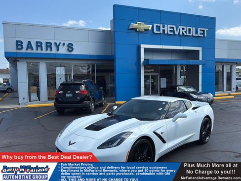 Used 2019 Chevrolet Corvette Stingray Coupe w/ Battery Protection Package RWD image 1