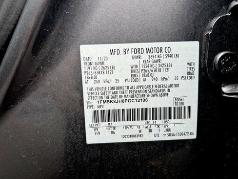 Used 2023 Ford Explorer Timberline w/ Timberline Technology Package AWD/4WD image 28