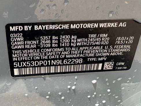 Used 2022 BMW X3 xDrive30i w/ M Sport Package 2 AWD/4WD image 19