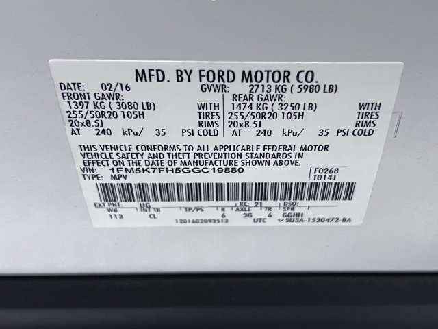 Used 2016 Ford Explorer Limited FWD image 29