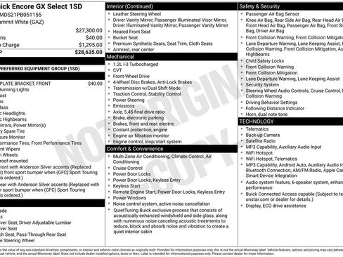 Certified 2023 Buick Encore GX Select FWD image 2