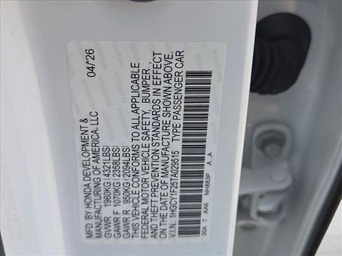 New 2026 Honda Accord LX image 17