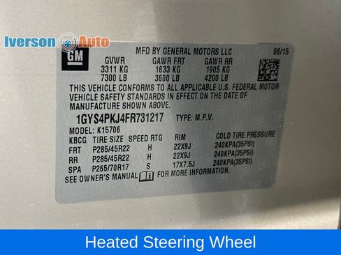 Used 2015 Cadillac Escalade Platinum AWD/4WD image 14