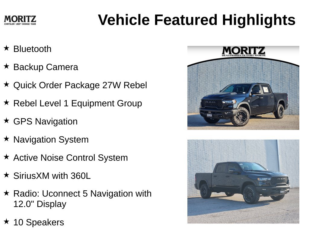 New 2027 RAM 1500 Rebel w/ Rebel Level 1 Equipment Group AWD/4WD image 7