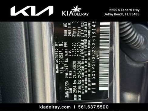 Certified 2025 Kia Telluride SX Prestige X-Line AWD/4WD image 37