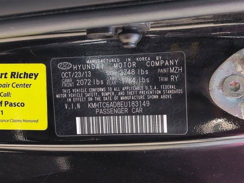 Used 2014 Hyundai Veloster w/ Style Package 02 FWD image 36